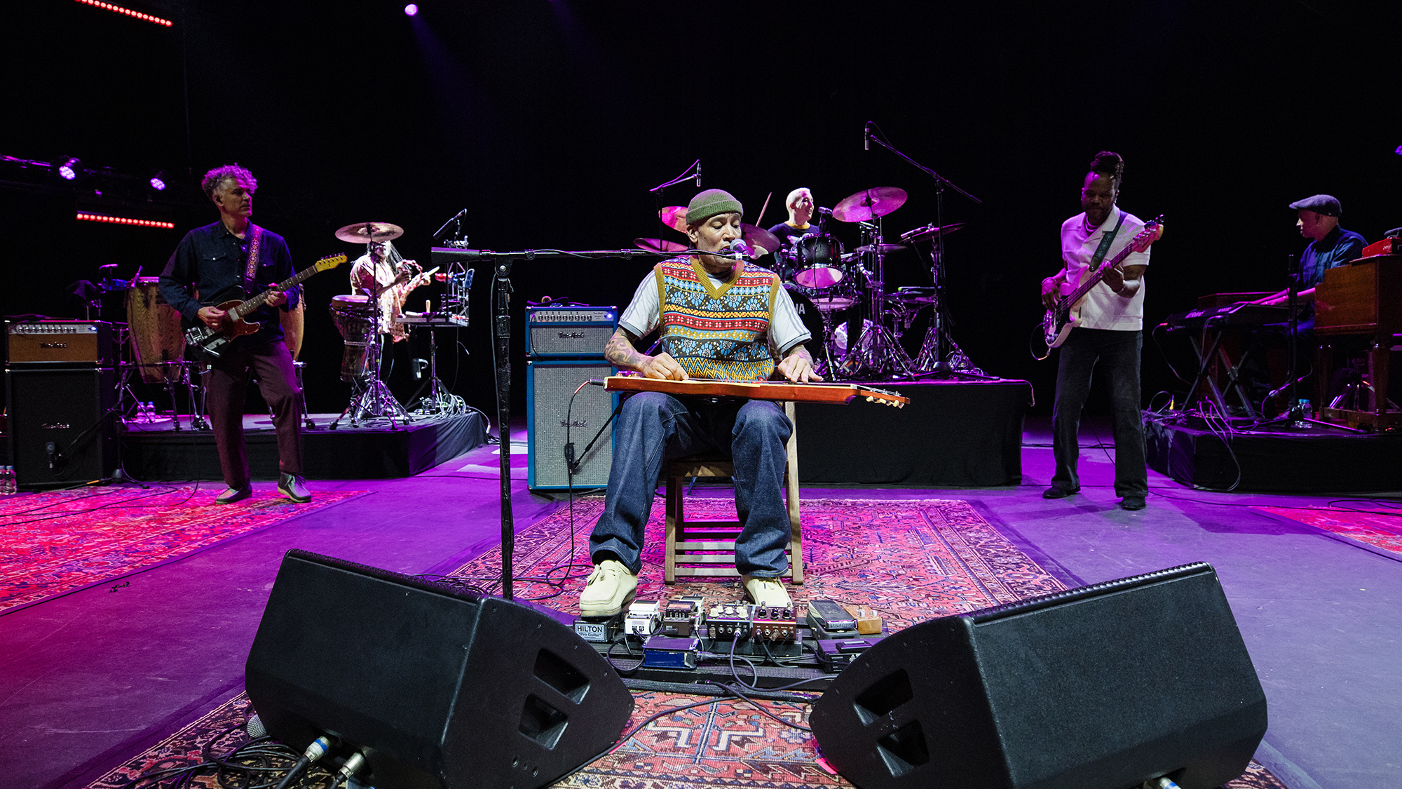 Ben Harper performs live on stage at Vibra on April 15, 2025 in Sao Paulo, Brazil.