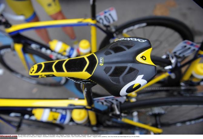 Tinkoff-Saxo's saddle
