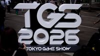Signage for the Tokyo Game Show 2026 on September 17, 2026 in Chiba, Japan. The show is one of the world's largest gaming exhibitions and will run through September 21. 
