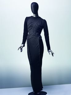 Skeleton Dress, designed by Elsa Schiaparelli and Salvador Dalí, 1938. V&A &copy; 2025 Salvador Dalí, Fundació Gala-Salvador Dalí, DACS. Photograph &copy; Emil Larsson