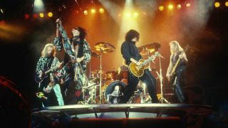 Aerosmith onstage in 1994