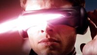 James Marsden in his first and last, until Doomsday, appearance ad Cyclops aka Scott Summers in the Fox X-Men Series.