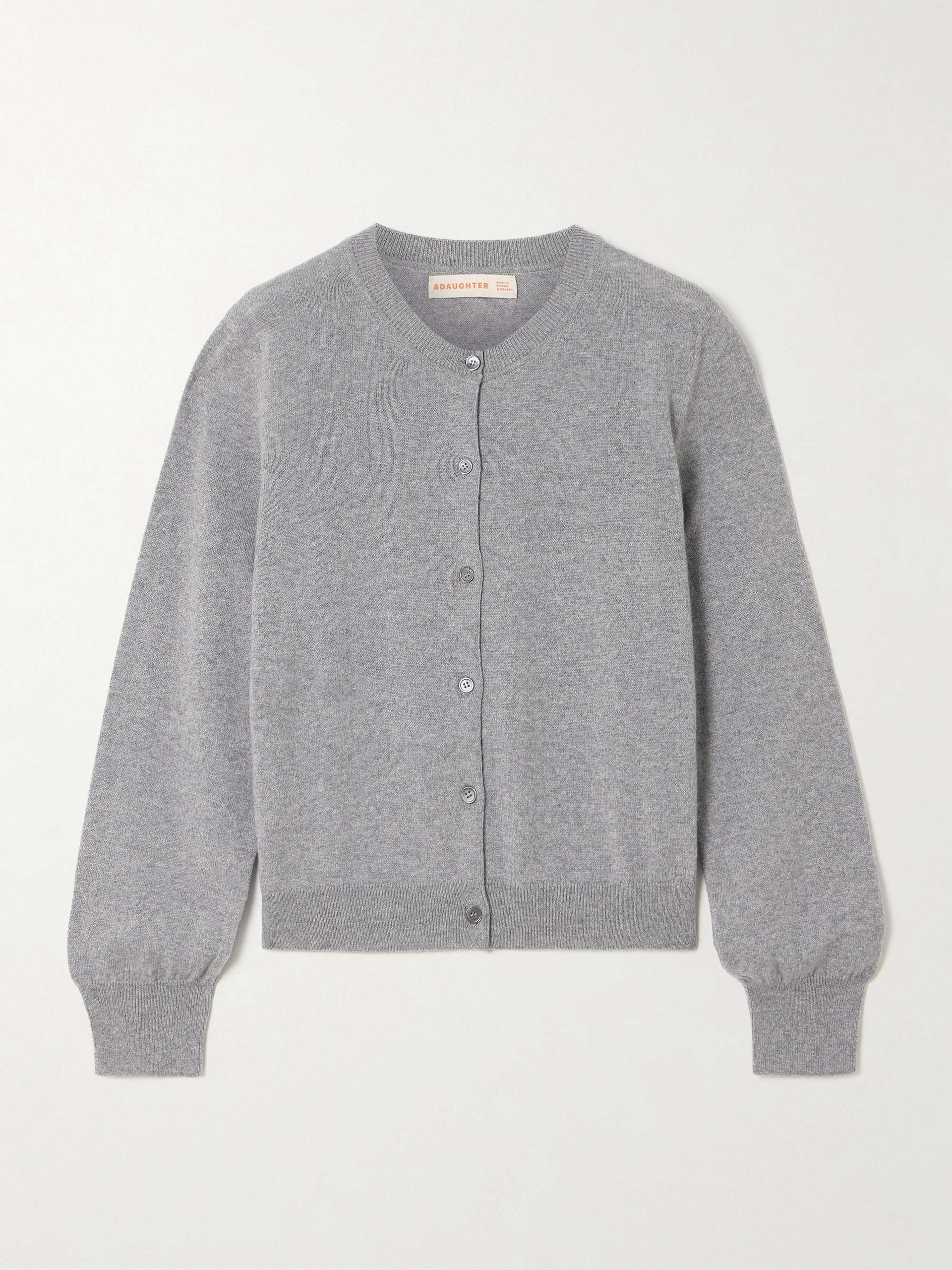 Enya Mélange Cashmere and Cotton-Blend Cardigan