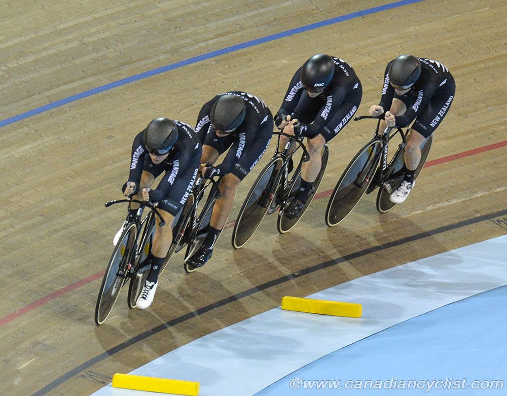 Women Team Pursuit Qualifying - New Zealand