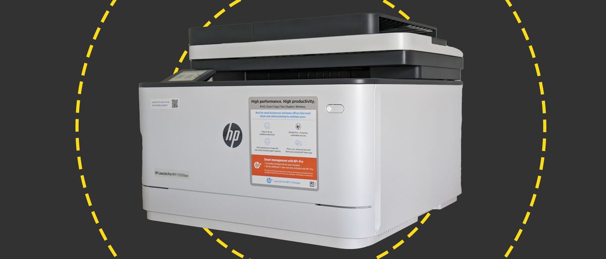 The HP LaserJet Pro on the ITPro background