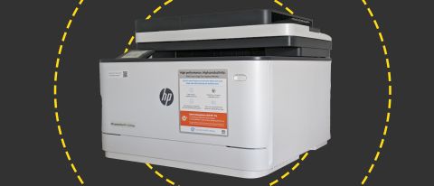 The HP LaserJet Pro on the ITPro background