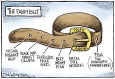 Political cartoon