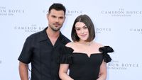 Taylor Lautner and Taylor Dome at The Cameron Boyce Foundation's Cam For A Cause 3rd Annual Gala held at The Beehive on June 2, 2024 in Los Angeles, California. 