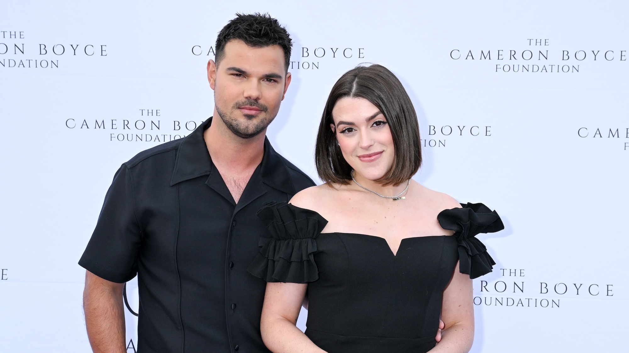 Taylor Lautner and Taylor Dome at The Cameron Boyce Foundation's Cam For A Cause 3rd Annual Gala held at The Beehive on June 2, 2024 in Los Angeles, California. 