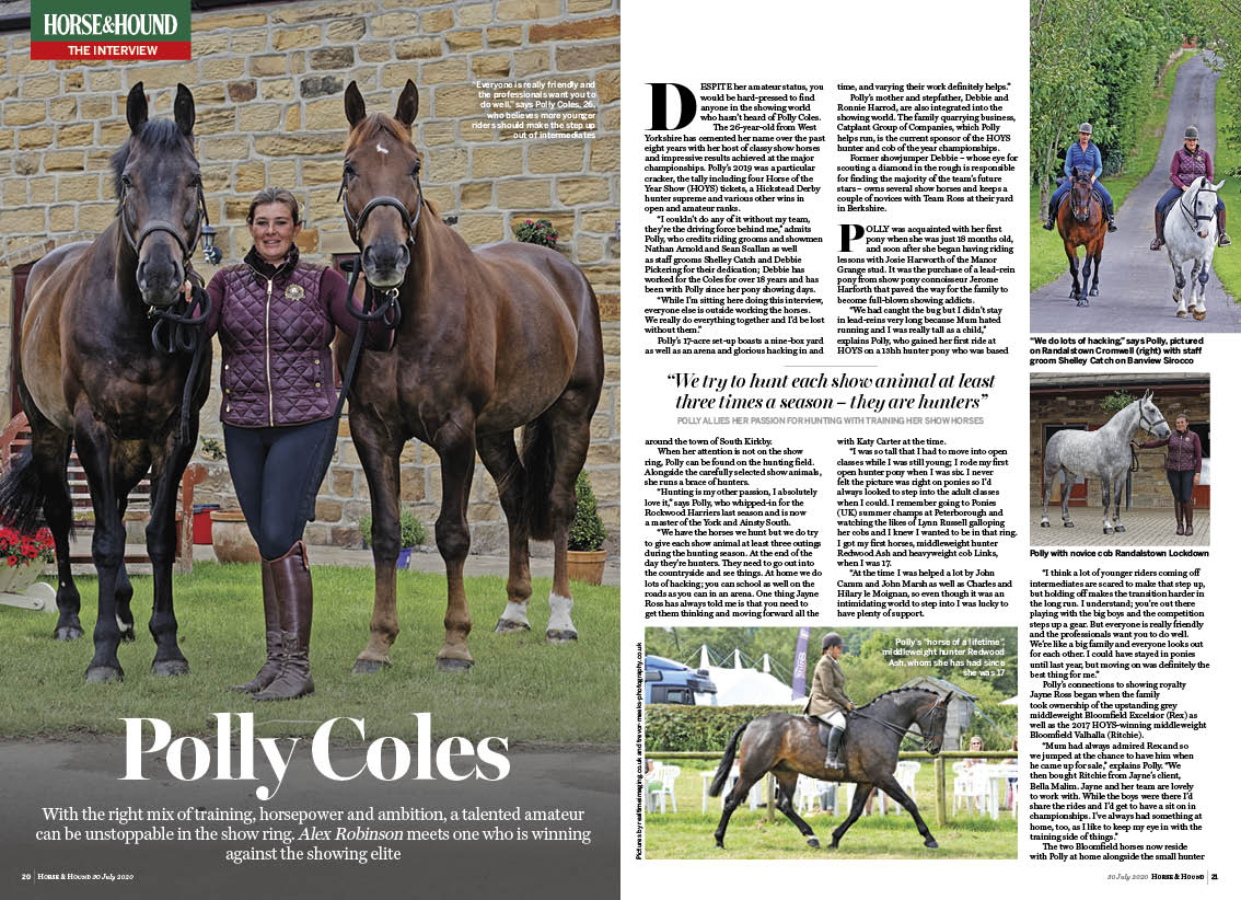 FT 3pp H&amp;amp;H interview Polly Coles