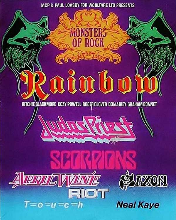 Monsters of Rock 1980 poster