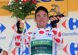 It was a day to remember for Thomas Voeckler (Europcar) as he made a clean sweep of all four KOMs in stage 16 and took the polka-dot jersey off the shoulders of Kessiakoff.