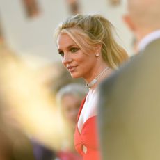 us singer britney spears arrives for the premiere of sony pictures once upon a time in hollywood at the tcl chinese theatre in hollywood, california on july 22, 2019 photo by valerie macon afp photo by valerie maconafp via getty images