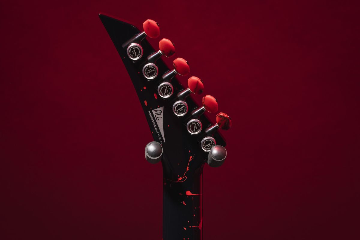 Jackson's Diablo IV Kelly custom guitar