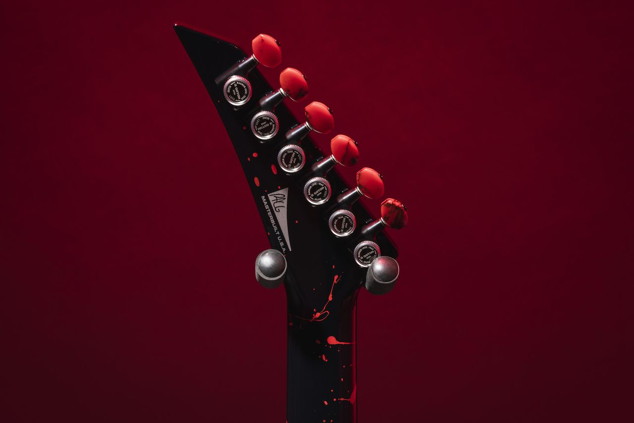 Jackson's Diablo IV Kelly custom guitar