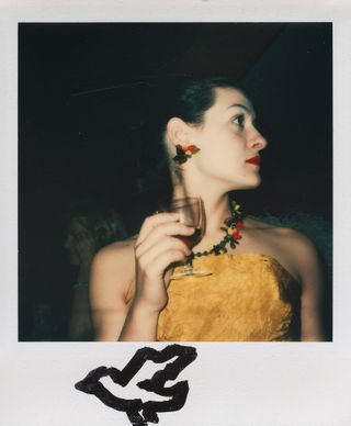 Paloma Picasso, c 1983, by Andy Warhol, Polaroid