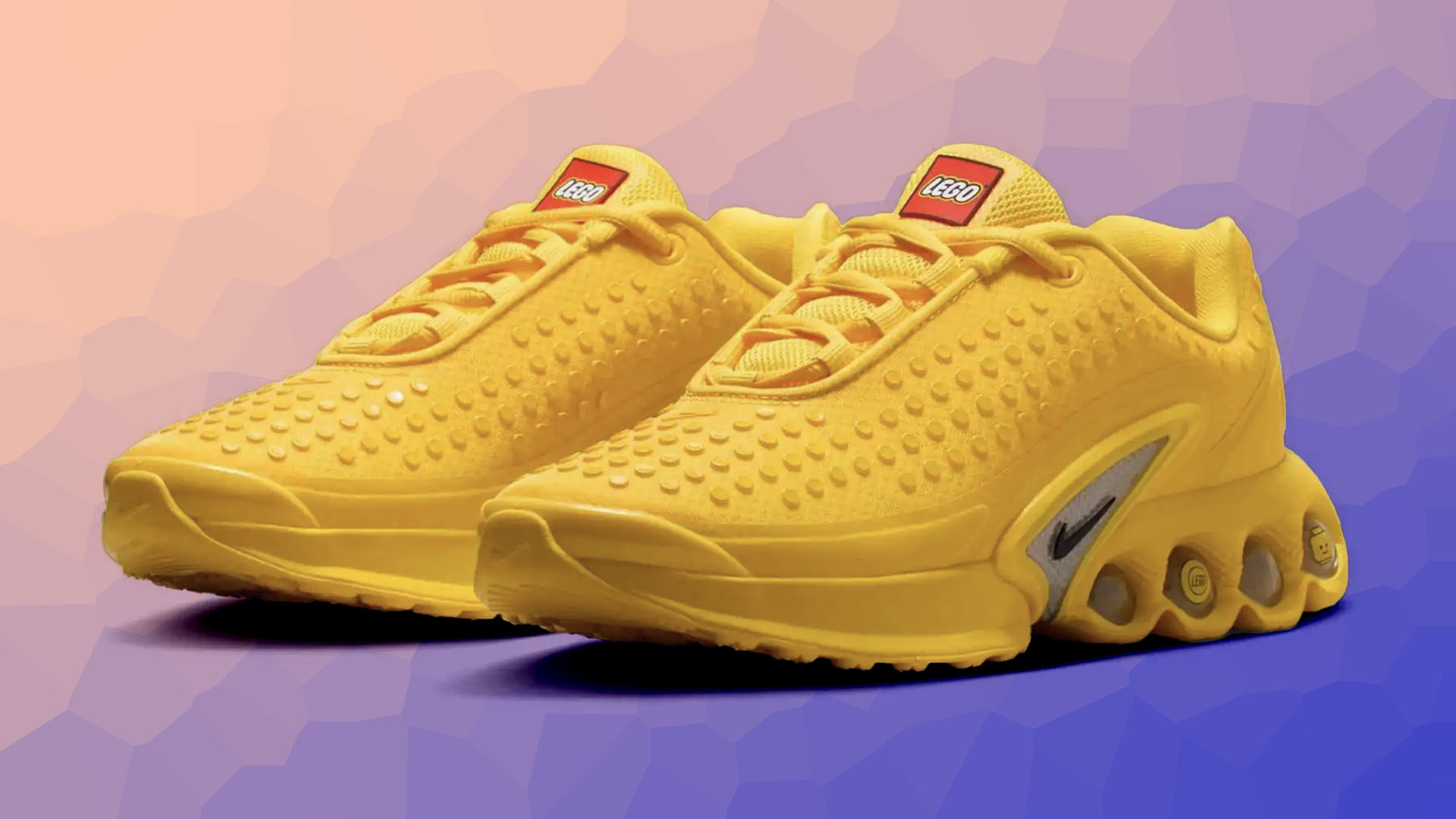 LEGO x Nike trainers photo.