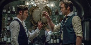 Hugh Jackman and Zac Efron in The Greatest Showman