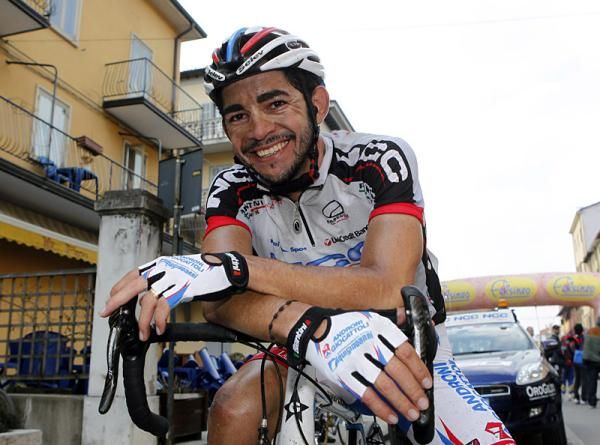 Jose Serpa (Androni Giocattoli) after the finish of stage three.