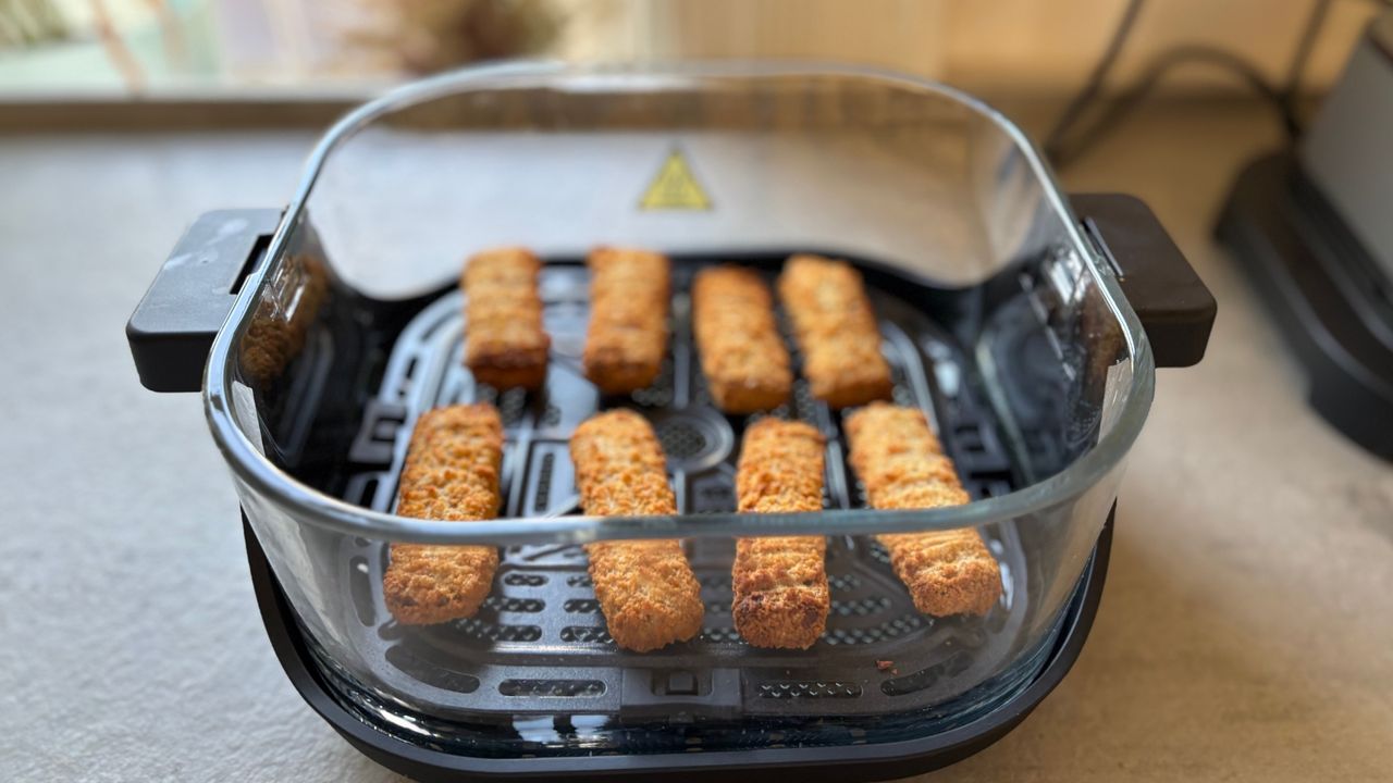 Testing the Salter Crisp &amp; Go Portable Air Fryer to make fish fingers