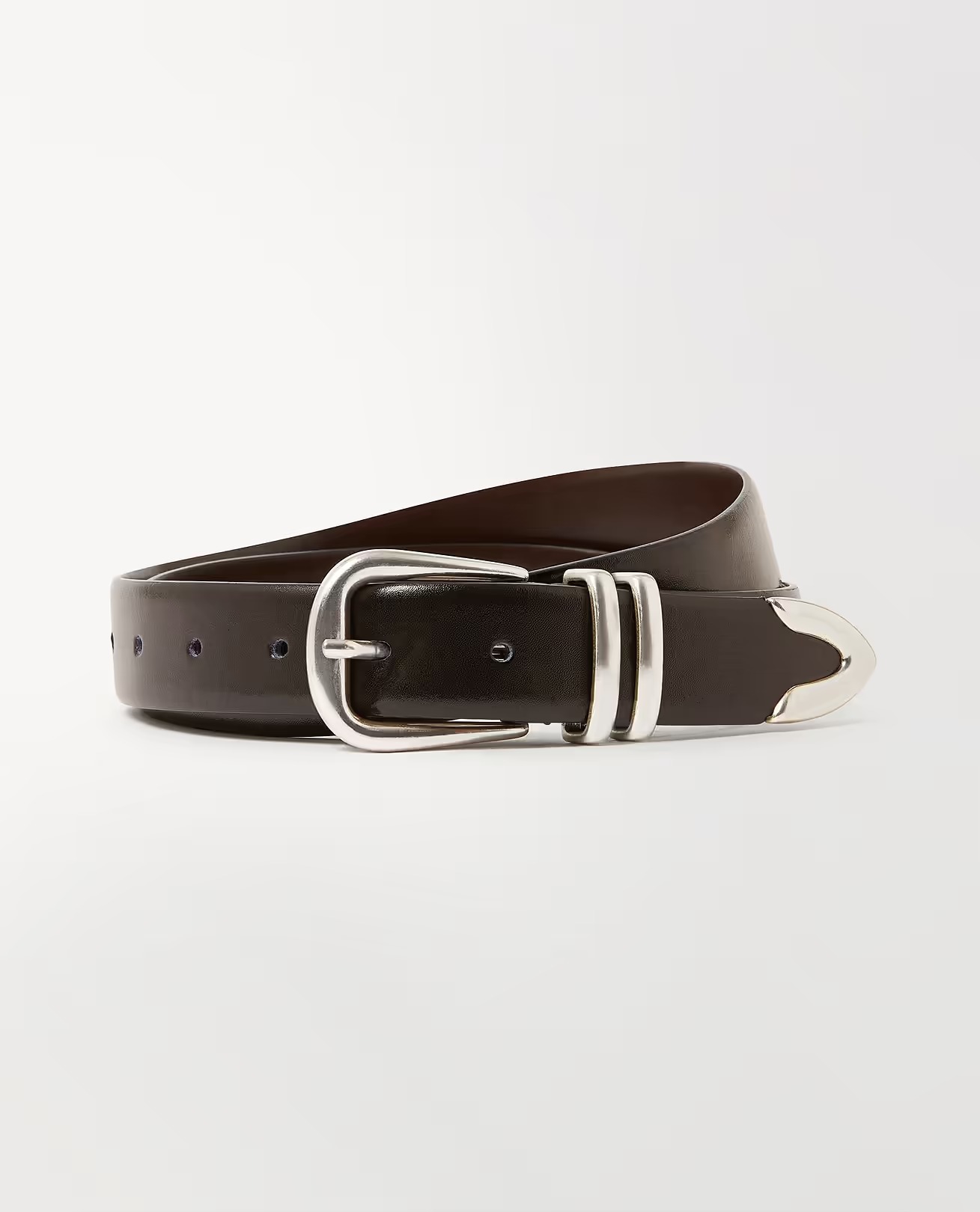 Rise &amp;amp; Fall, Women's Smooth Leather Wide Buckle Belt