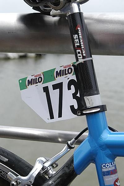 Remember this number... Tasmanian Sulzberger was sixth overall after Stage 7, just eight seconds off the lead.