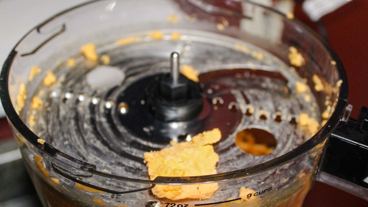Ninja Professional Food Processor processing cheese