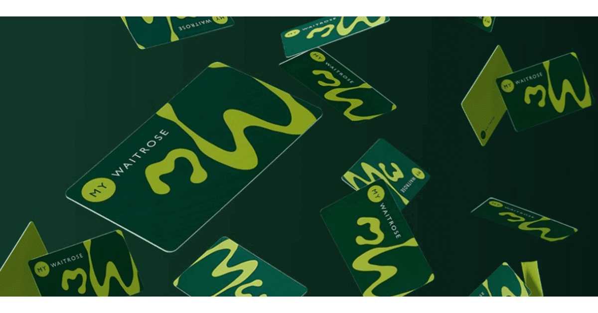 The waitrose membership card