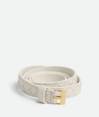 Women's Thin Watch Belt in Chalk