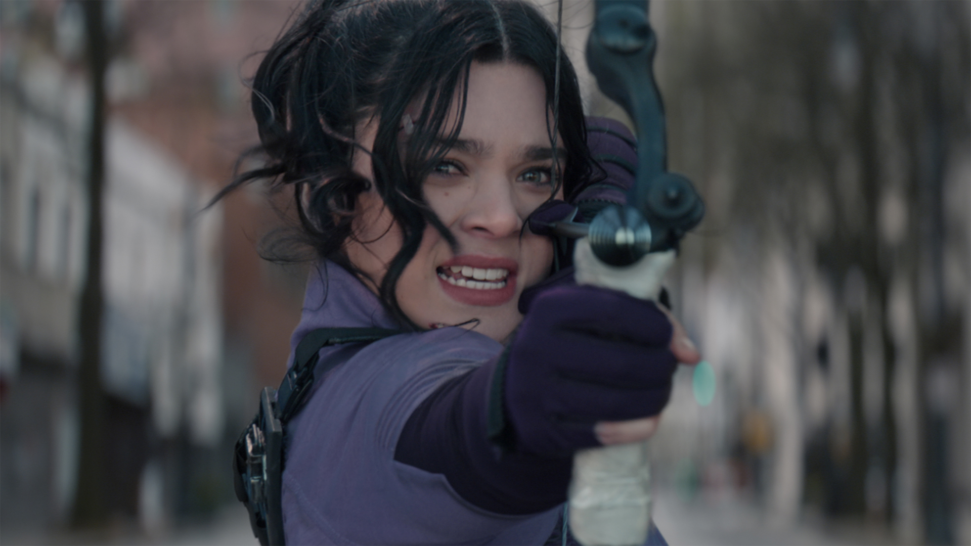 Hailee Steinfeld as Kate Bishop in Hawkeye