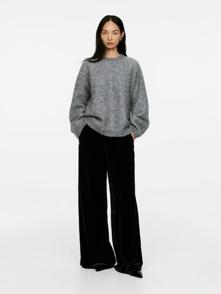 Relaxed Velvet Trousers