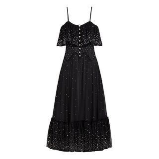 Rabanne x H&M Embellished Chiffon Dress