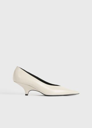 The Wedge-Heel Pump Bleached Sand