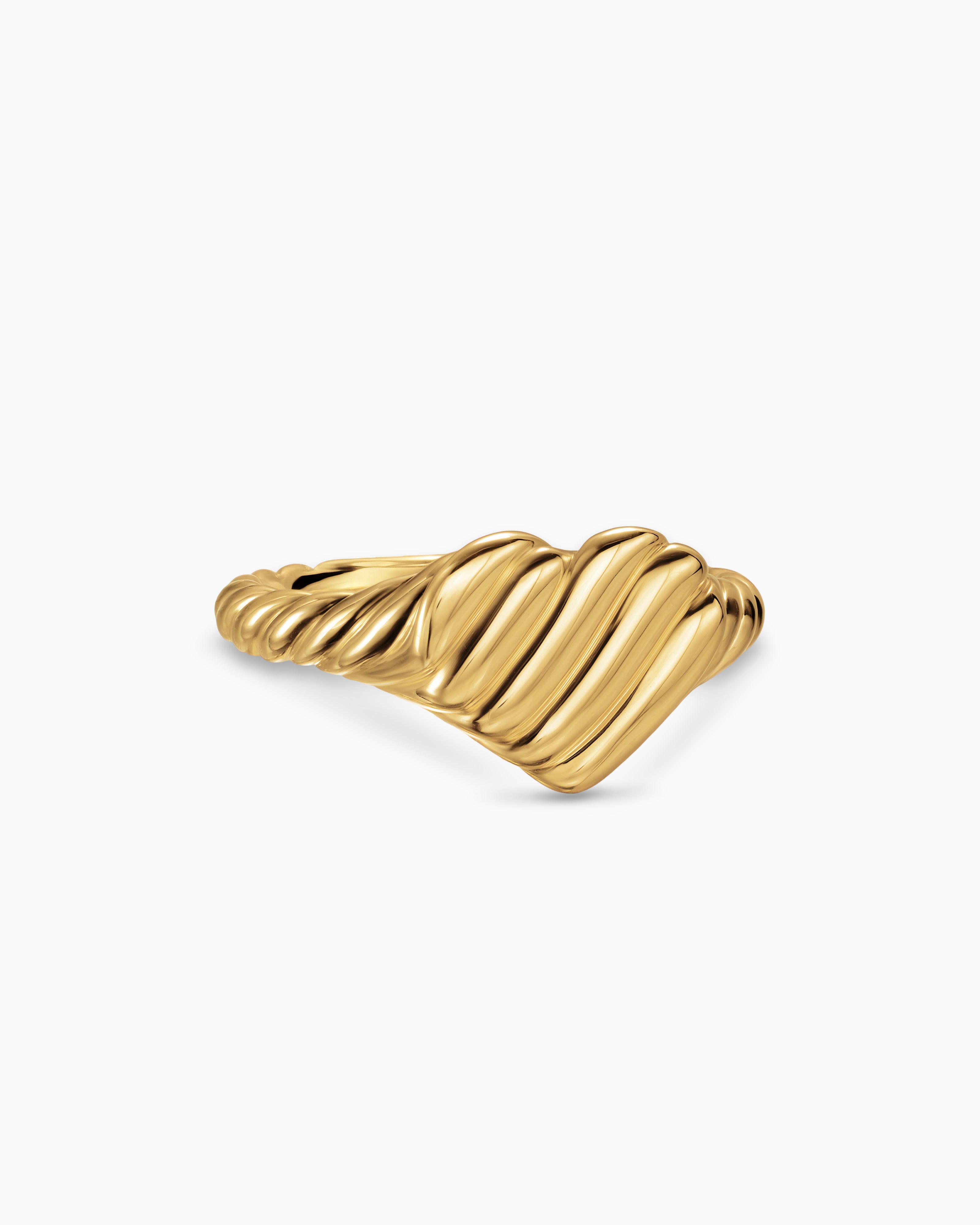 David Yurman, Sculpted Cable Heart Pinky Ring