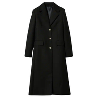 Metallic buttoned coat, was £149.99
