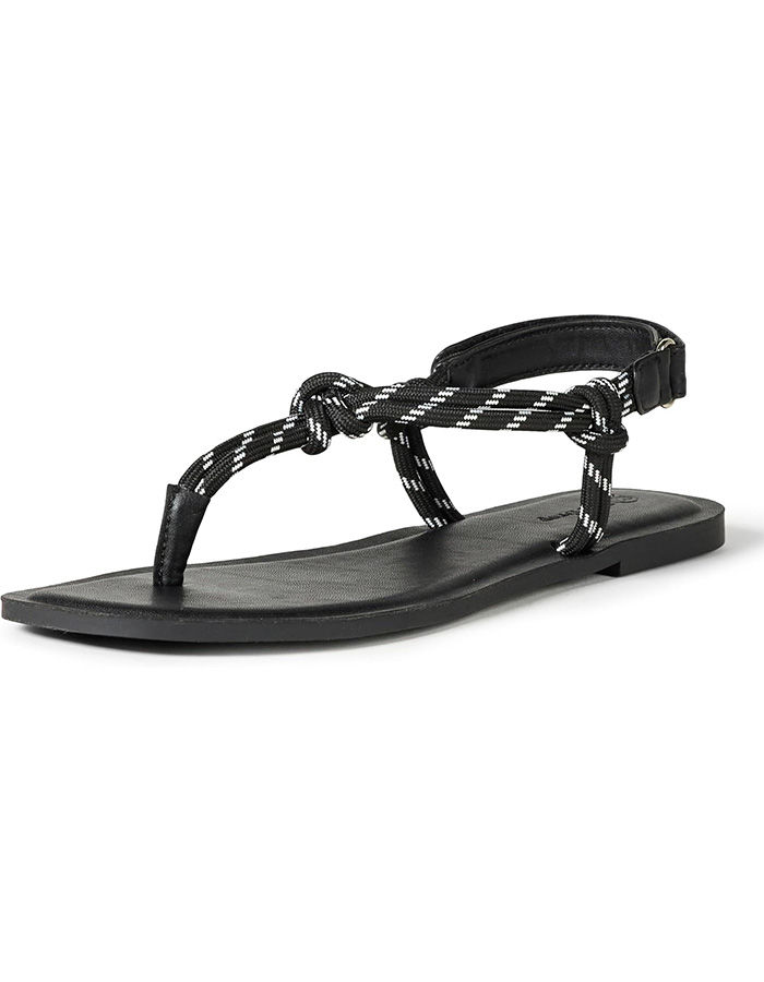 The Drop, The Drop Women's Charea Rope Sandal, Black Rope, 8.5