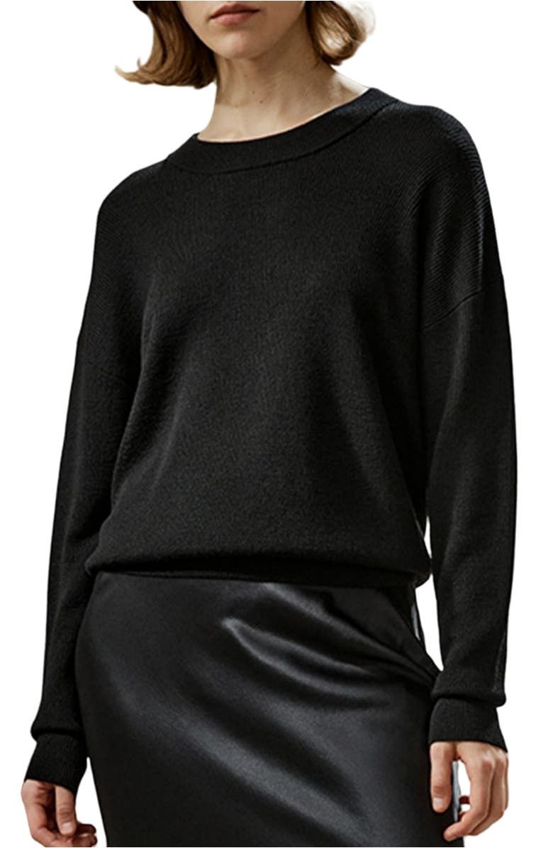 Ultra-Fine Merino Wool Crewneck Sweater