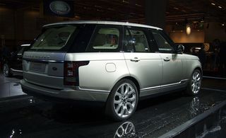 Backside of grey Range Rover