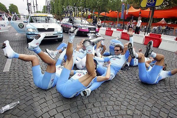 This happens when the Gerolsteiners celebrate with a lass of wine. They are only used to sparkling mineral water.
