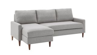A grey chaise sleeper sectional from iNSPIRE Q Modern