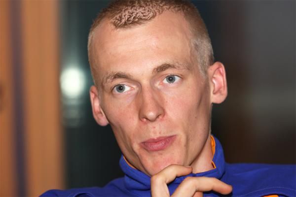 Robert Gesink at the Rabobank team presentation