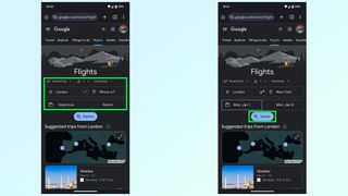 how to use google flights cheapest flights tool