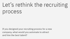 Let’s rethink the recruiting process
