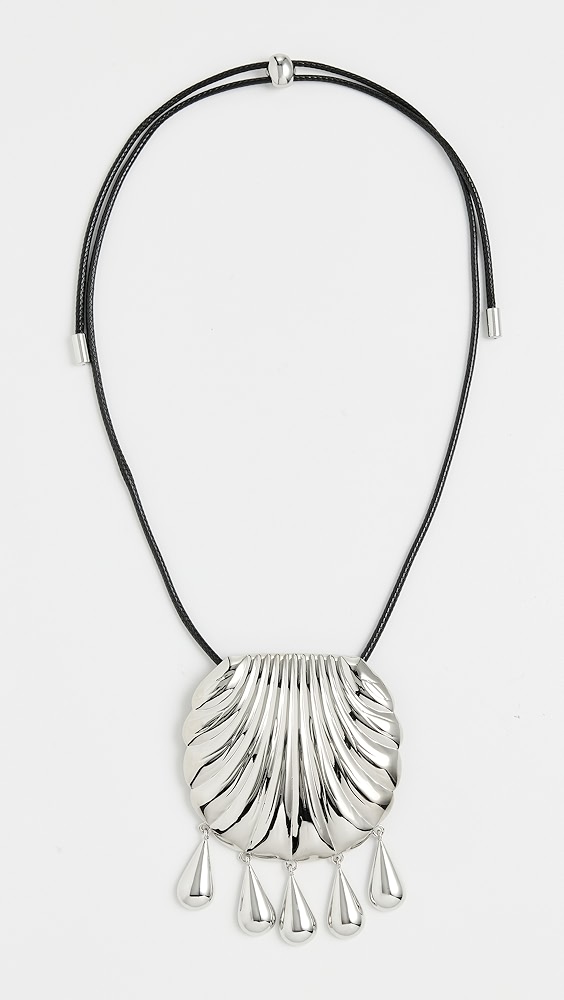 Mayamar Shell Pendant Necklace Silver