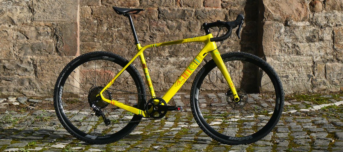 Cinelli King Zydeco GRX pictured against a stone wall