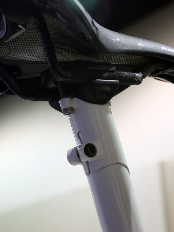 Black Cat is located nearby Easton's main office, making that company's seatpost hardware an easy pick for this customization.