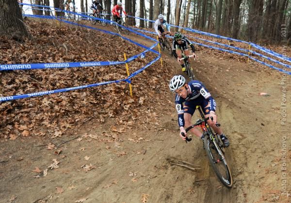 Nick Keough ahead of Jamey Driscoll