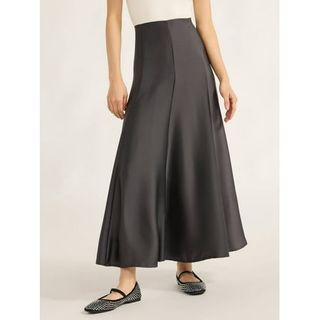 Scoop Women’s & Women's Plus Satin Maxi Skirt, Sizes Xs-4x