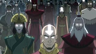 The previous avatars on The Legend of Korra