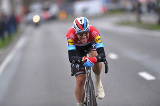 Bob Jungels on his way to victory in Kuurne